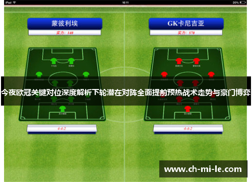 今夜欧冠关键对位深度解析下轮潜在对阵全面提前预热战术走势与豪门博弈
